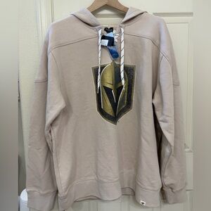 Las Vegas Golden Knights Hockey Fanatics Beige Hoodie